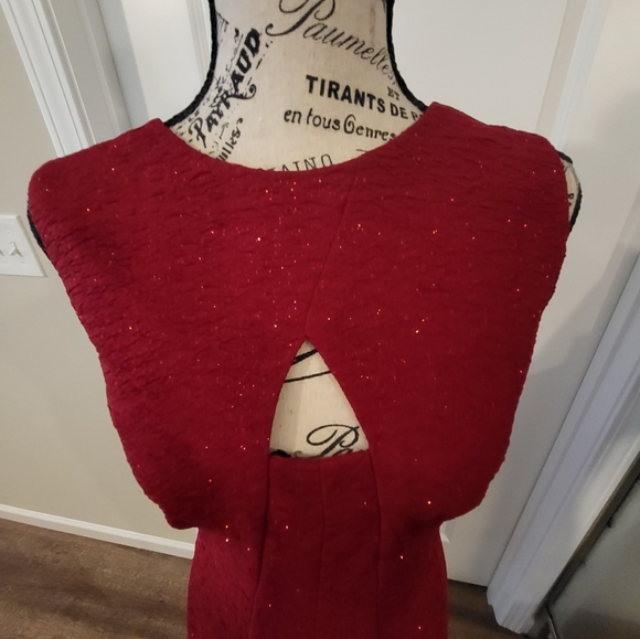 Red Dress with Sparkles - Picture 2 of 5